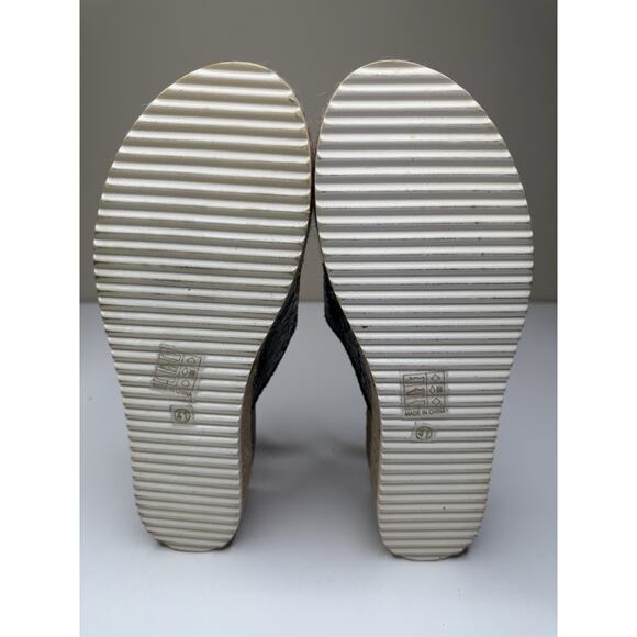 Patrizia by Spring Step Norah Espadrille Womens 41 Black Platform Slide US 10 - Picture 10 of 11